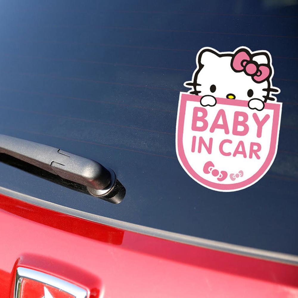 Rebuy Baby In Car Kartun Crayon Shinchan Doraemon Stiker Mobil