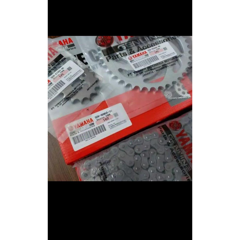 AbqoryPart___Gearset Gear Gir Set Rantai Vega ZR Jupiter Z New 115 RR 5D9