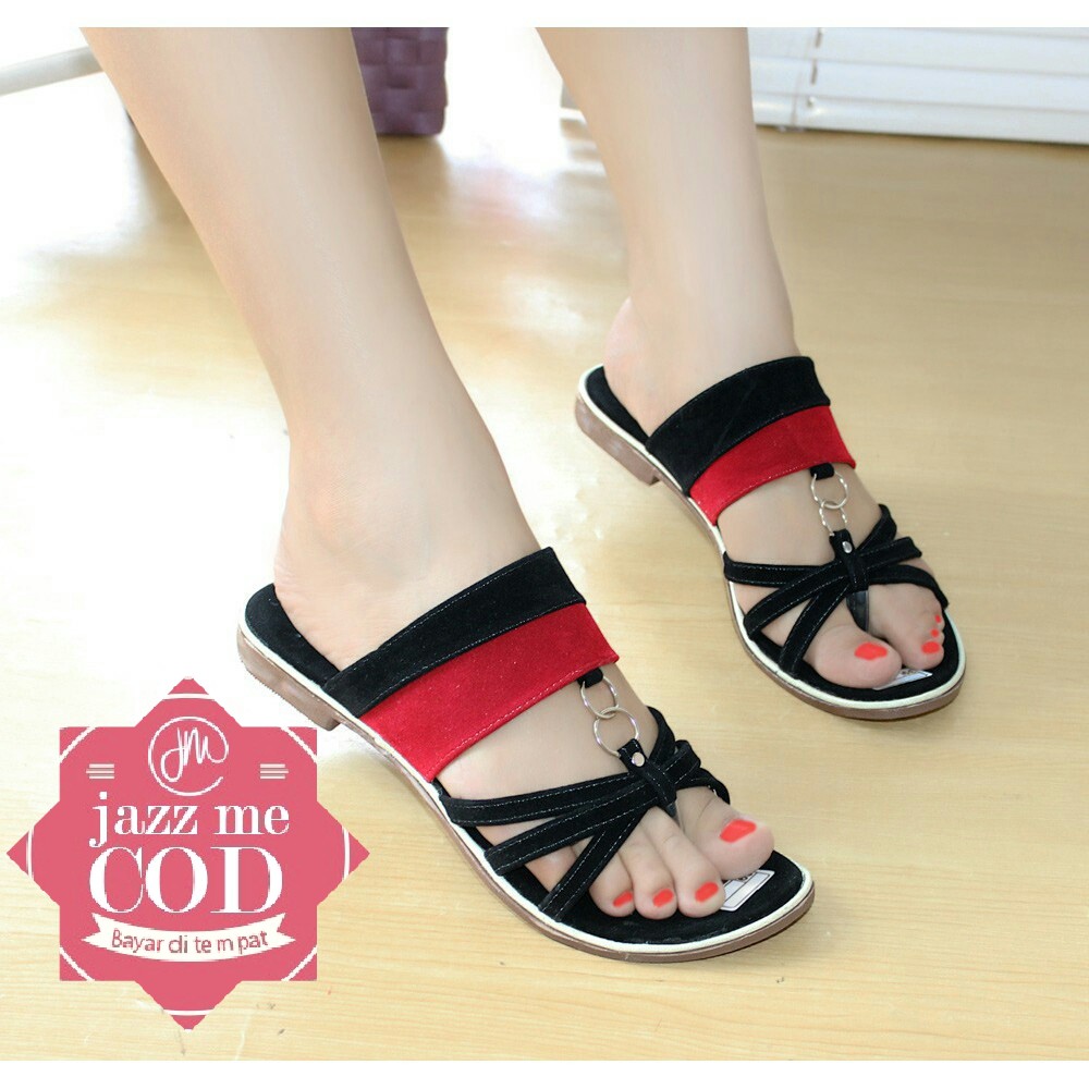 sendal flat wanita sdl 55