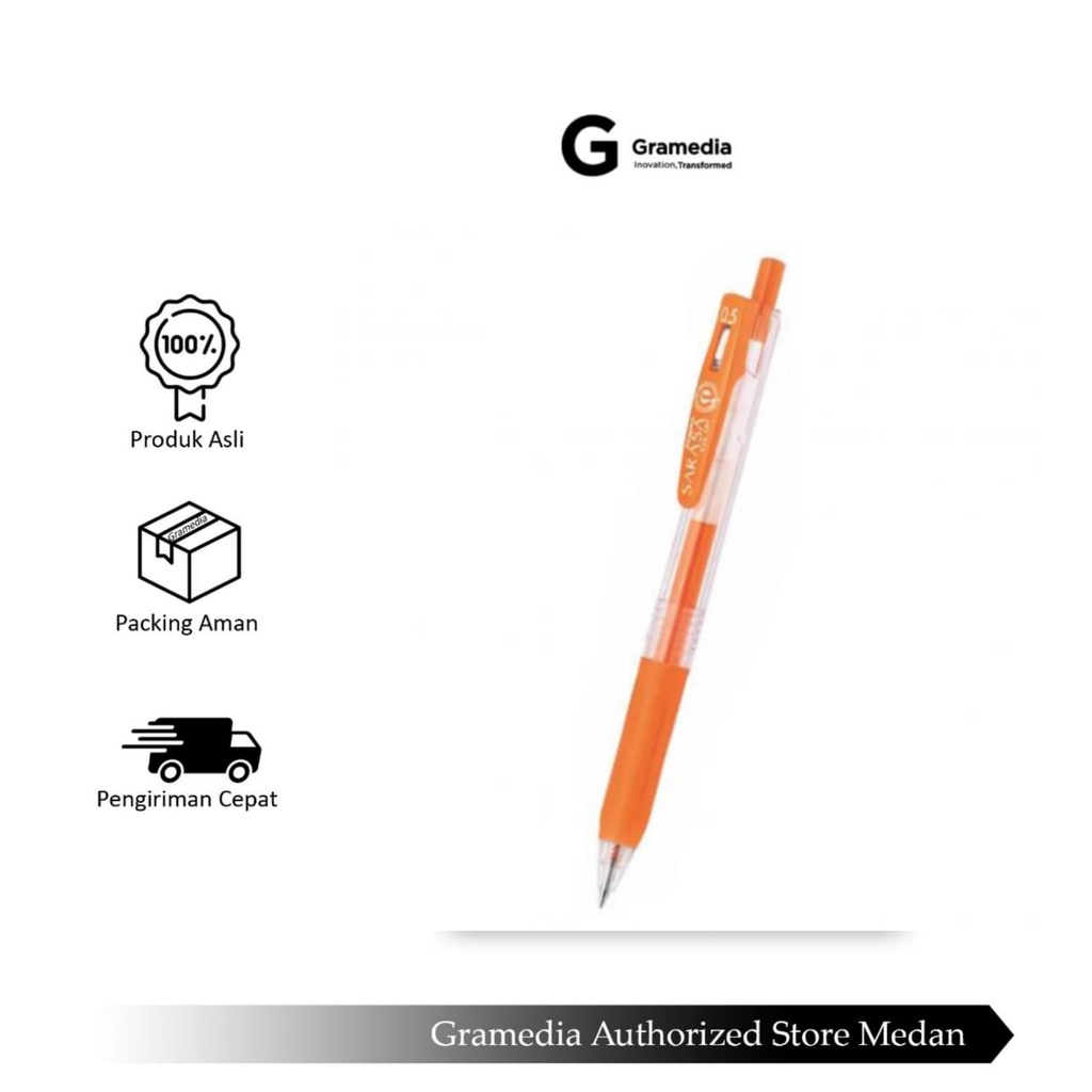 

Gramedia Medan -ZEBRA SARASA CLIP 0.5 ORANGE