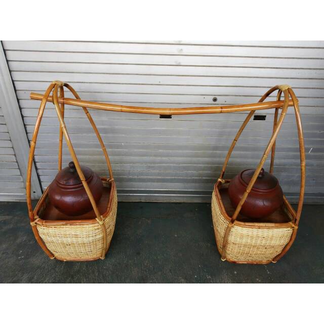 Jual Rombong Dawet Keranjang Dawet Rotan Angkring Dawet Rotan Shopee Indonesia