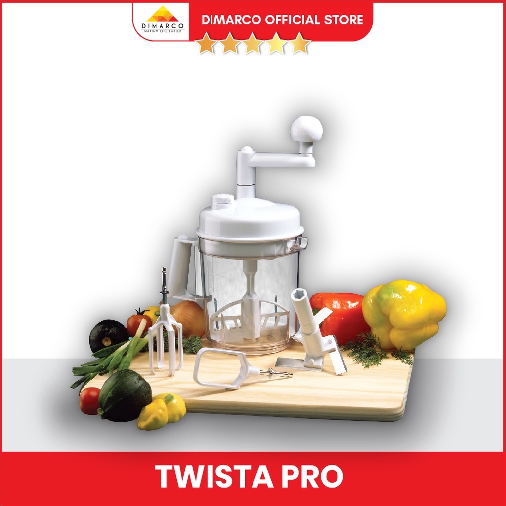 Twista Pro - Blender Manual Multifungsi Chopper Gilingan Bumbu Daging Choper Alat Pengiling Tanpa Li