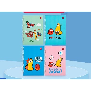 

Larva Spiral Notebook / Buku Softcover Spiral A5 60 Halaman 70gsm ELA560