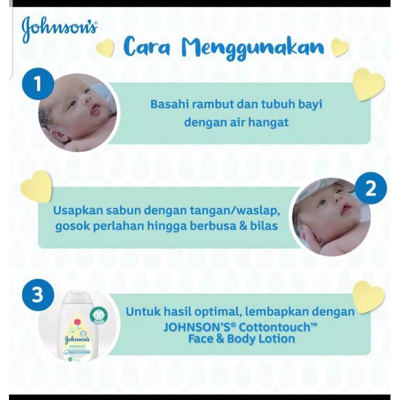 SABUN MANDI ANAK JOHNSONS COTTONTOUCH / REFILL JOHNSONS COTTONTOUCH HAIR AND BODY WASH