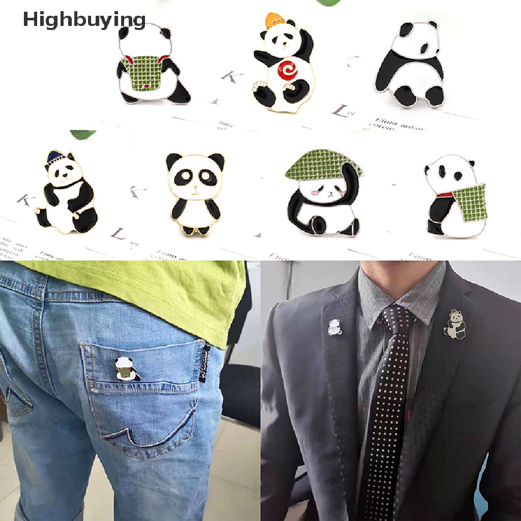 Hbid Bros Bentuk Panda Cina Bahan Metal Untuk Hadiah