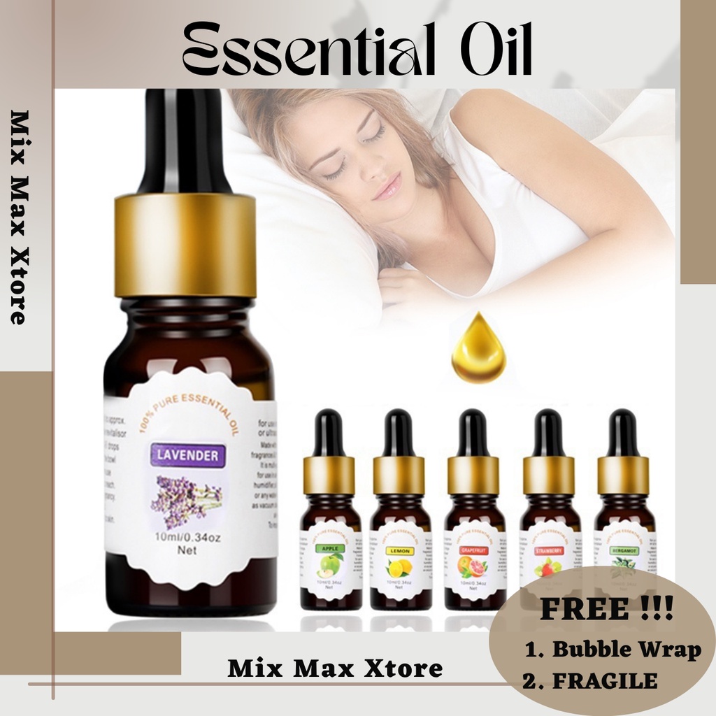 Firstsun Essential Oil Minyak Aromaterapi Pure Oil Aromatherapy Diffuser 10ml (TSLM2) - 6 Aroma