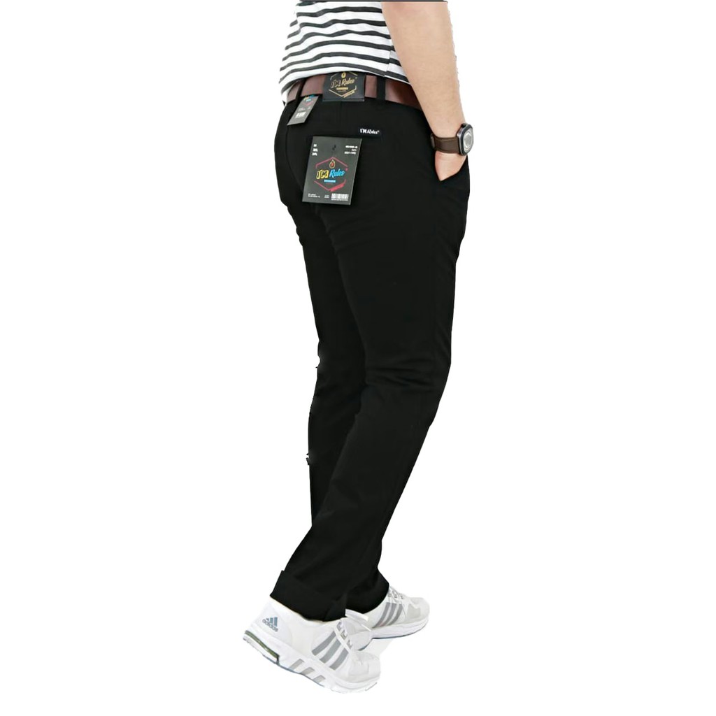 UNIQLO Celana Chino Panjang Pria Premium Quality Size S M L XL-ImRules ( Hitam )