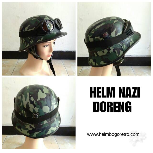 Hem Retro Murah nazi, helm Kulit nazi, Jual Helm Nazi Murah, Helm Nazi Bandung