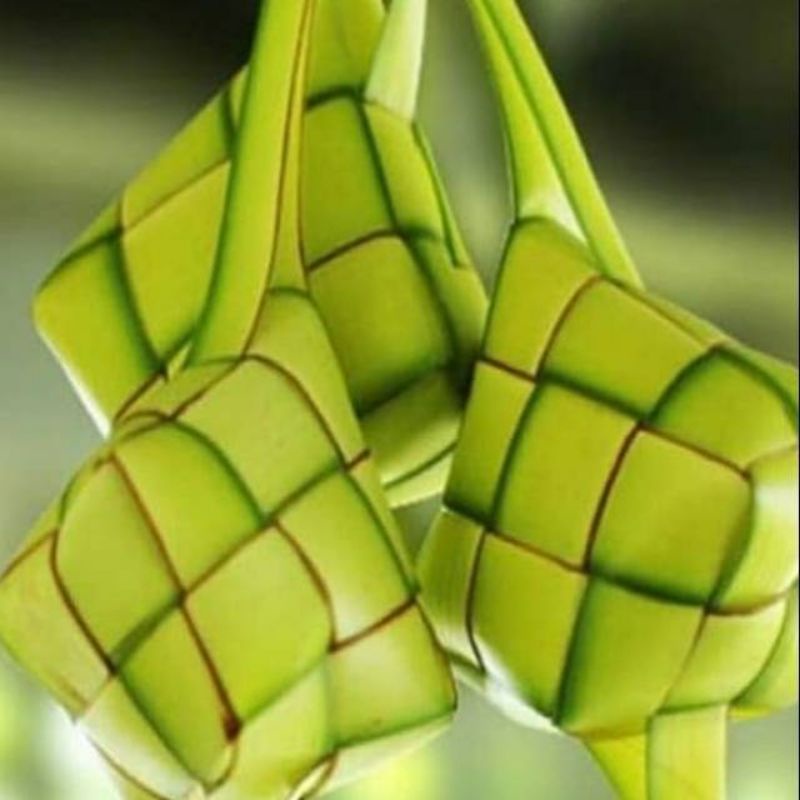 Bungkus ketupat siap pakai, 10 pcs