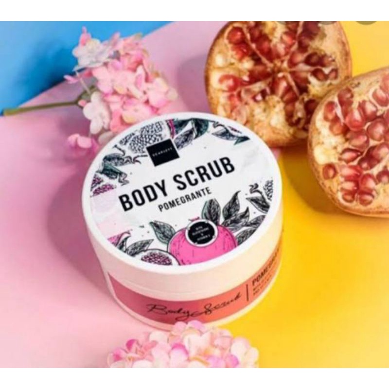 SCARLETT BODY SCRUB POMEGRANATE / LULUR MANDI SCARLETT POMEGRANATE