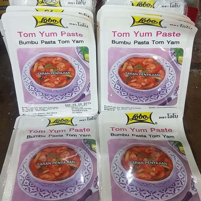 Lobo Tom Yum Paste Bumbu Pasta Tom Yam Sachet 30 Gr Bumbu Masak Tomyum Enak Shopee Indonesia