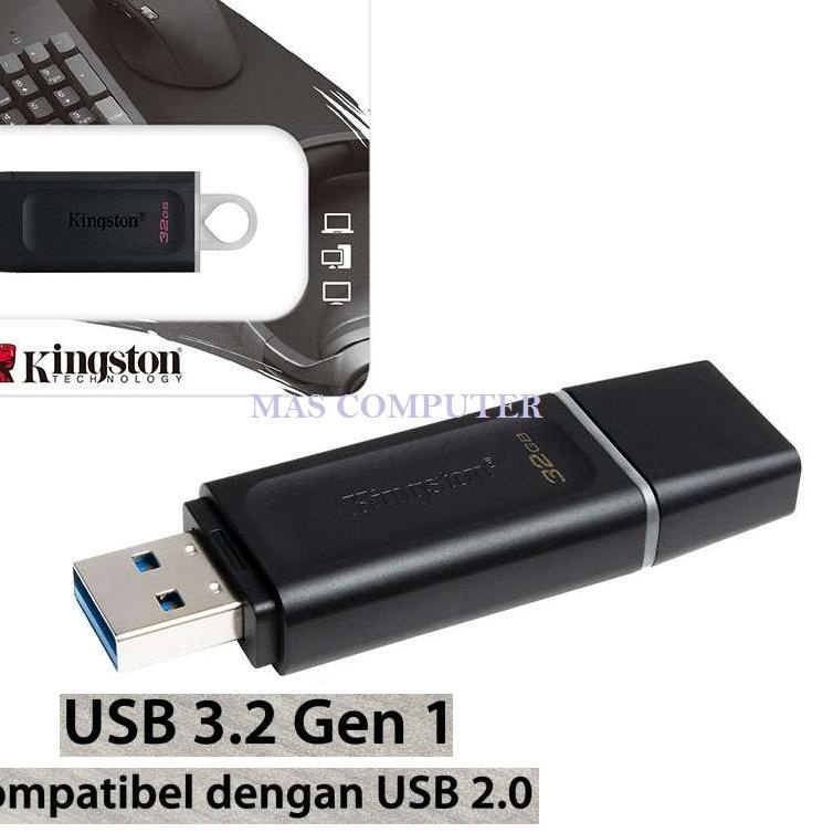 ✳ KINGSTON 32GB EXODIA USB 3.2 / FLASHDISK KINGSTON 32GB USB 3.2 EXODIA ♚