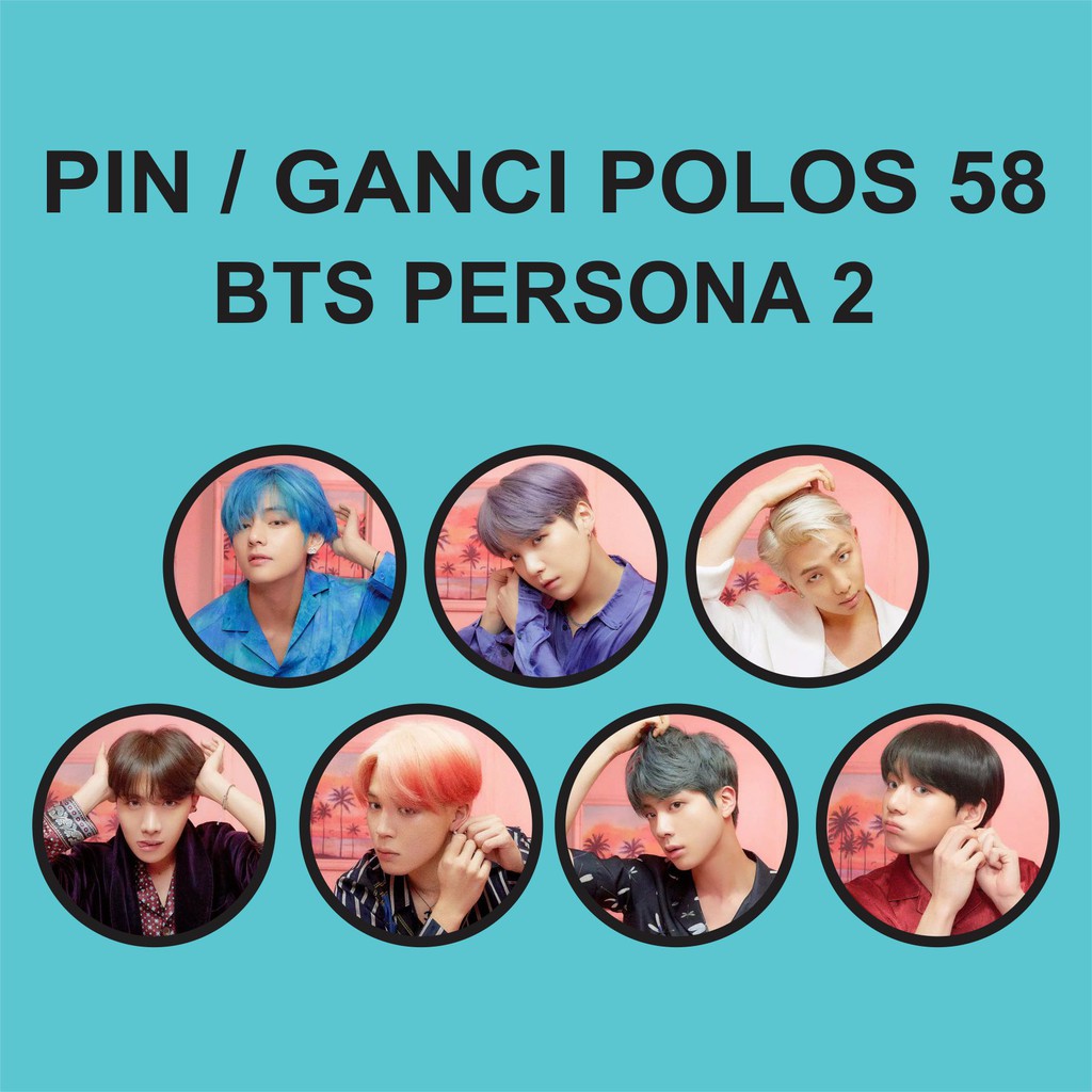 PIN / GANTUNGAN KUNCI POLOS 58 MM - BTS PERSONA 2