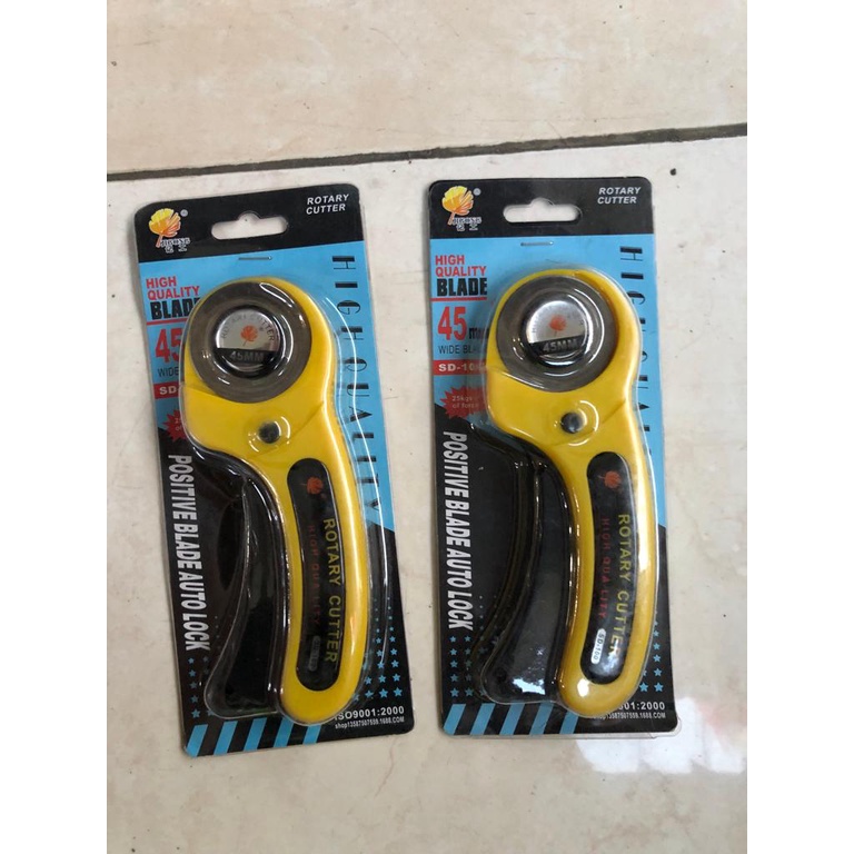 Cutter bulet / Rotary Cutter 45 mm Roller Blade / Gunting Potong Bahan / alat potong Carbon Toray forged