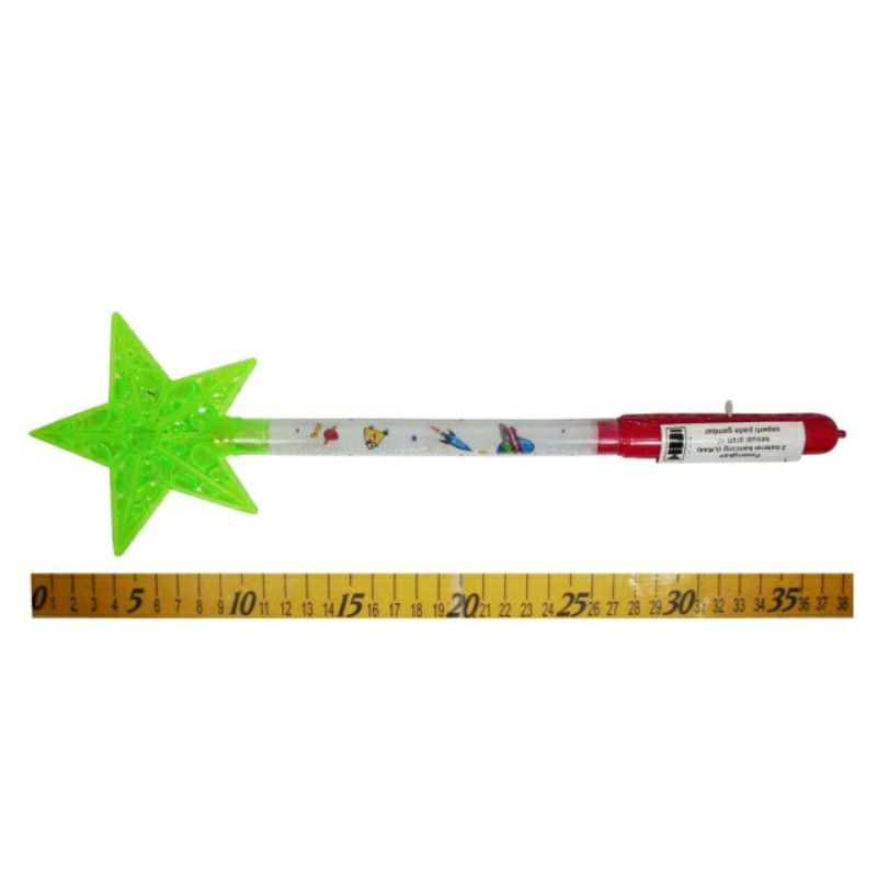 (35cm) STICK STIK LAMPU LED TONGKAT PLASTIK MAINAN ANAK