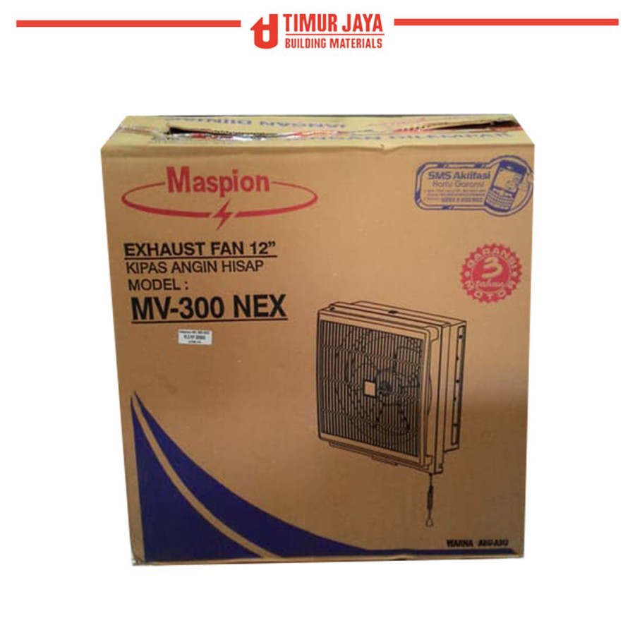 KIPAS ANGIN / EXHAUST FAN DINDING / TEMBOK MASPION 12 MV-300 NEX