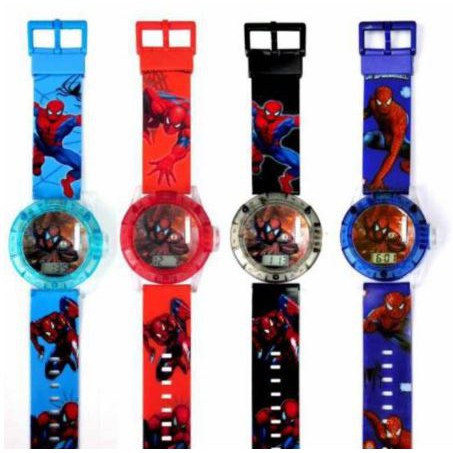 Jam tangan anak doraemon proyektor LED Suara