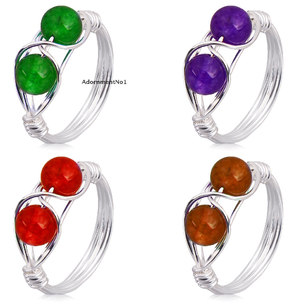 (AdornmentNo1) Cincin Kristal Carnelian Untuk Wanita