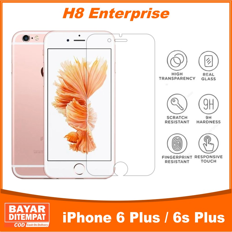 Tempered Glass iPhone 6 Plus / iPhone 6s Plus - Anti Gores Kaca Premium Quality