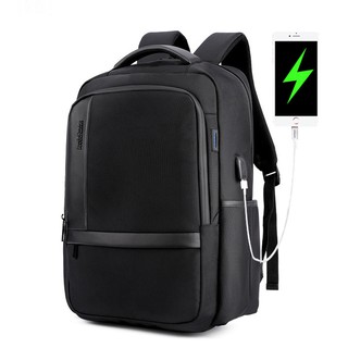 Arctic Hunter Tas Ransel Kasual Backpack Laptop 15.6Inc dengan USB Charger Port B00120N