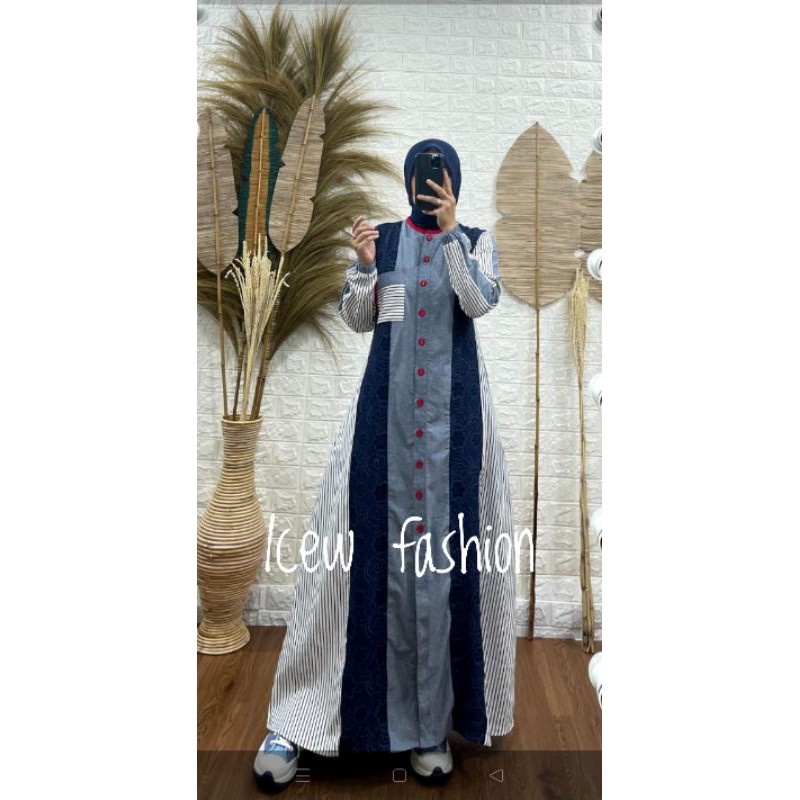 gamis syaina by semut ORI kombinasi