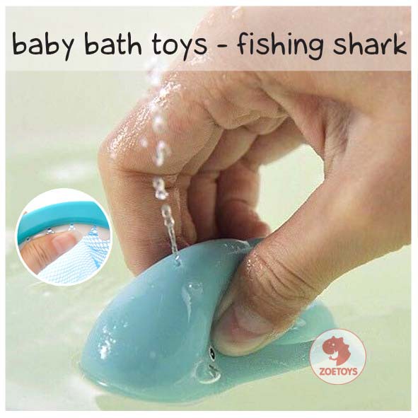 Zoetoys Baby Bath Toys - Fishing Shark | Mainan Mandi Bayi | Mainan Edukasi Anak