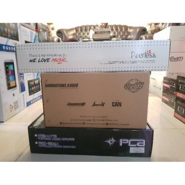 Paket Audio Mobil SQ SQL SPL Power PCA Subwoofer Buddy Dominatioins Speaker Split Peerless by Cello