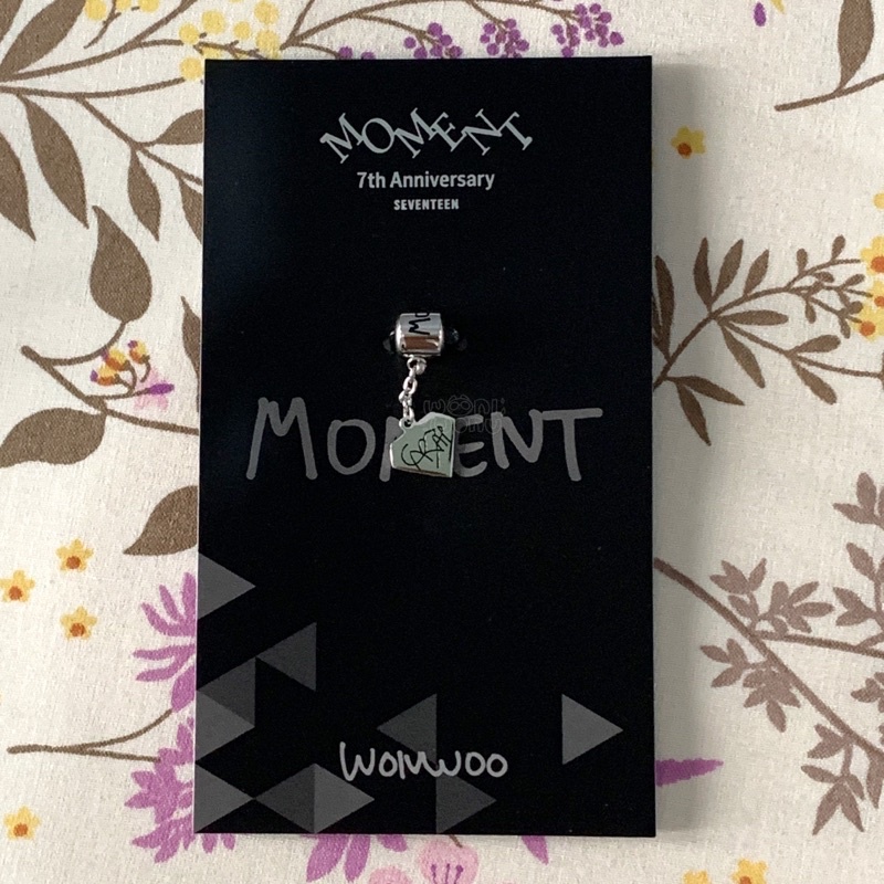 [booked] md seventeen 7th anniversary charm wonwoo | pendant only (minus pc)