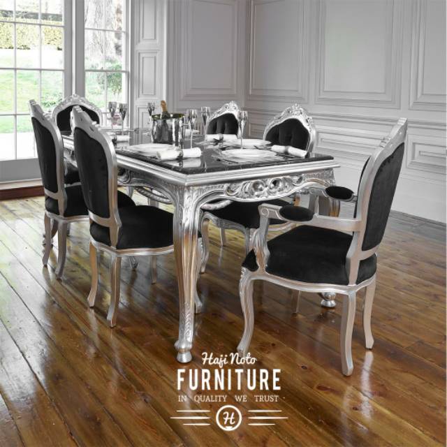 Meja Makan Set Furniture Jepara