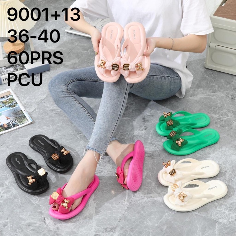 SANDAL KOREA JEPIT KARET WANITA IMPORT BALANCE 9001