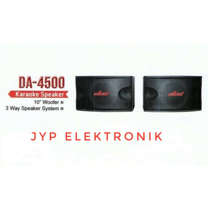 speaker pasif karaoke DAT DA 4500 / DA4500 10inch