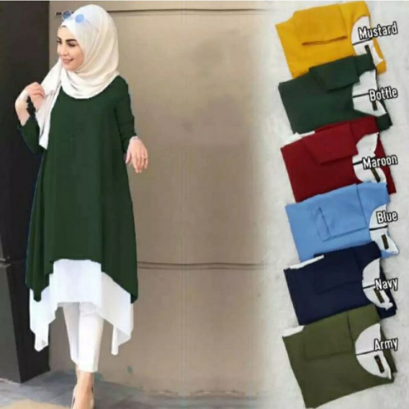 TUNIK KALITA TERBARU BAHAN WOLFIS JUMBO