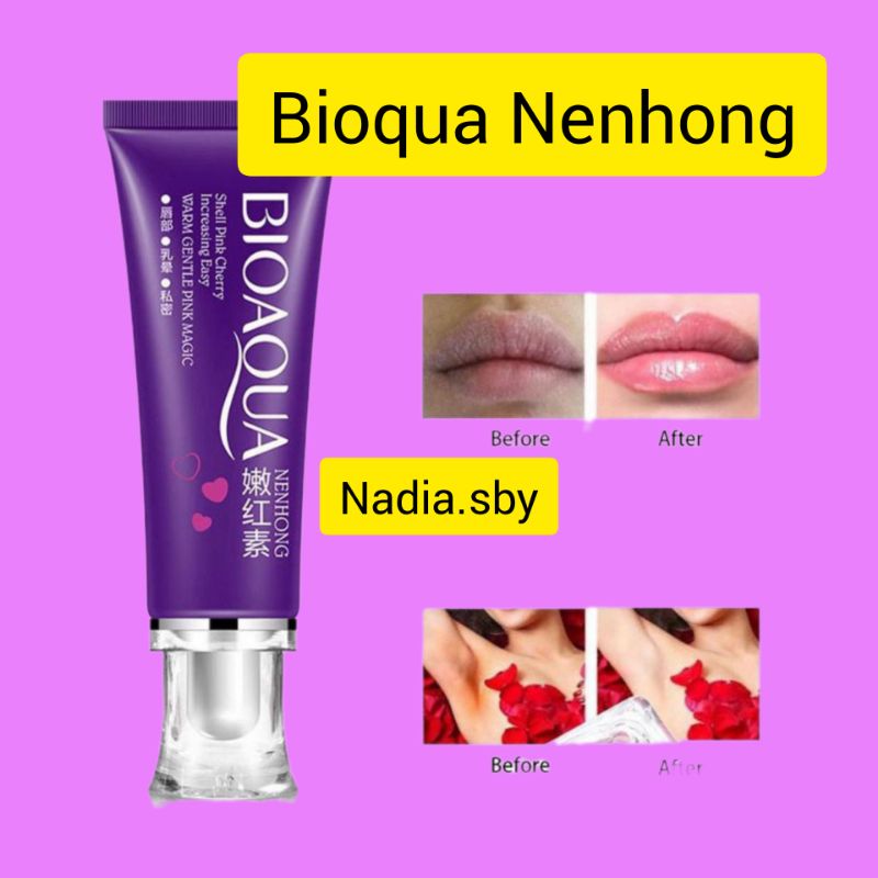 BIOAQUA NENHONG pemerah bibir puting