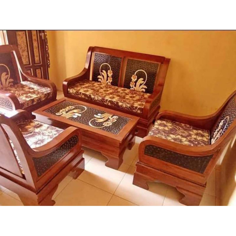 kursi tamu jati semut mebel Jepara