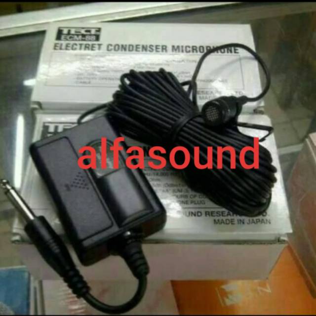 Mic Jepit Condenser Buat Imam TECH ECM88 Ecm 88 made in japan ECM-88