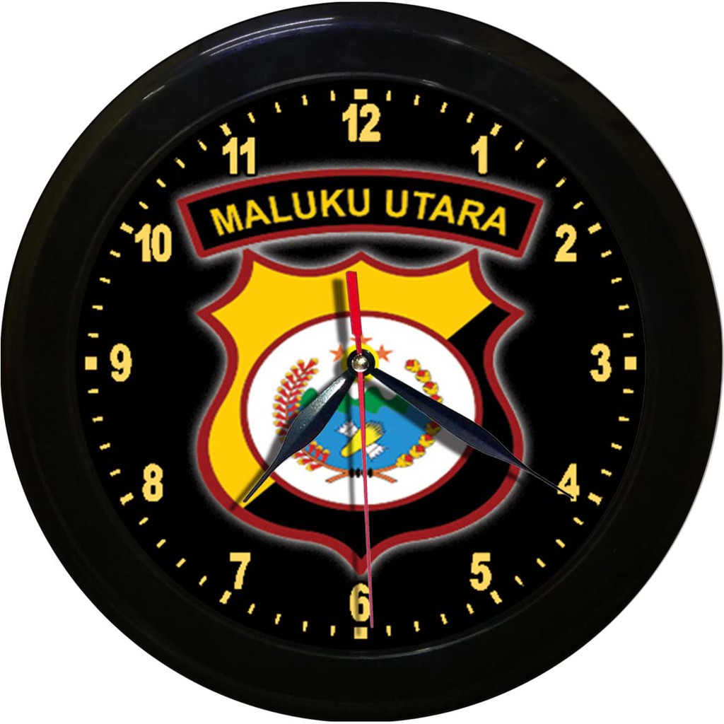 JAM DINDING POLDA MALUKU    (DIAMETER 30CM)