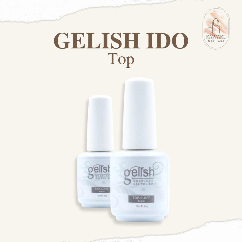 Gelish IDO Essentials Base / Top Coat / Top Matte 5ml UV LED Kutek Gel Nail Polish