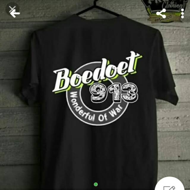 Tshirt Distro Kaos Pria Terbaru T Shirt Terlaris Boedoet 913 Hitam