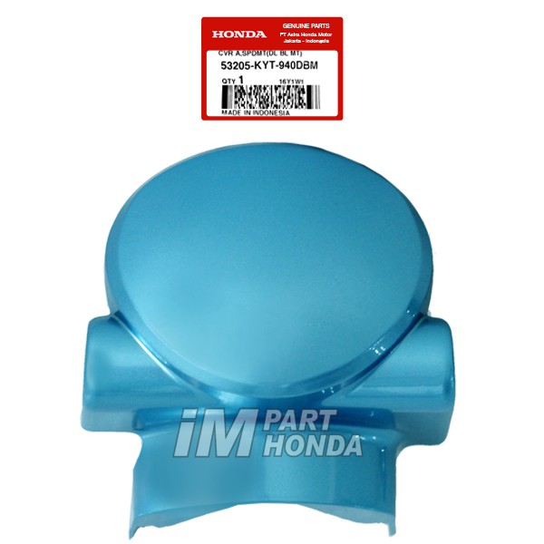 53205-KYT-940DBM Batok Depan Cover A Spedo Meter Scoopy Karbu Biru