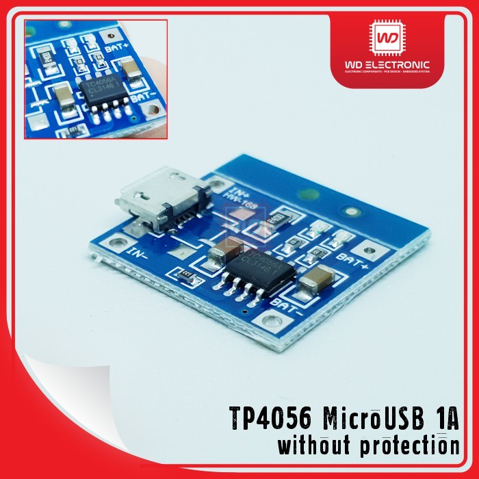 TP4056 Micro USB 5V 1A Without Protection