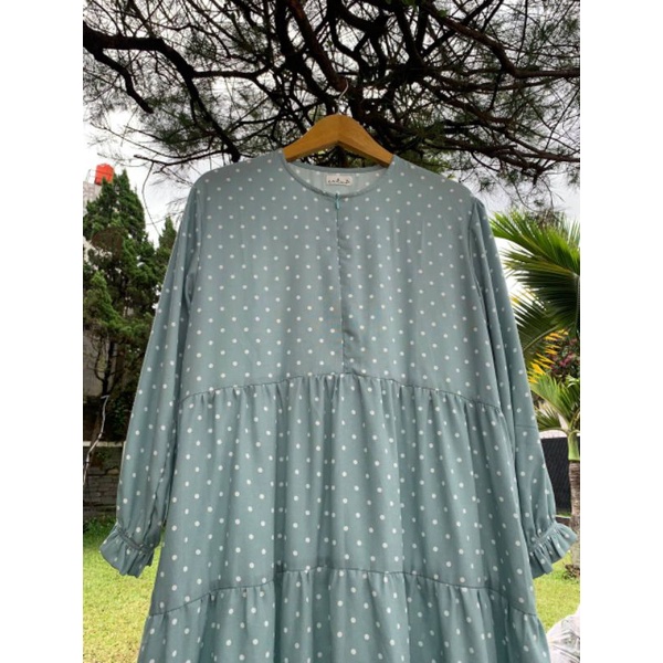 TUNIK RAYON POLKADOT / Tunik wanita / Tunik polkadot Nyaman lembut