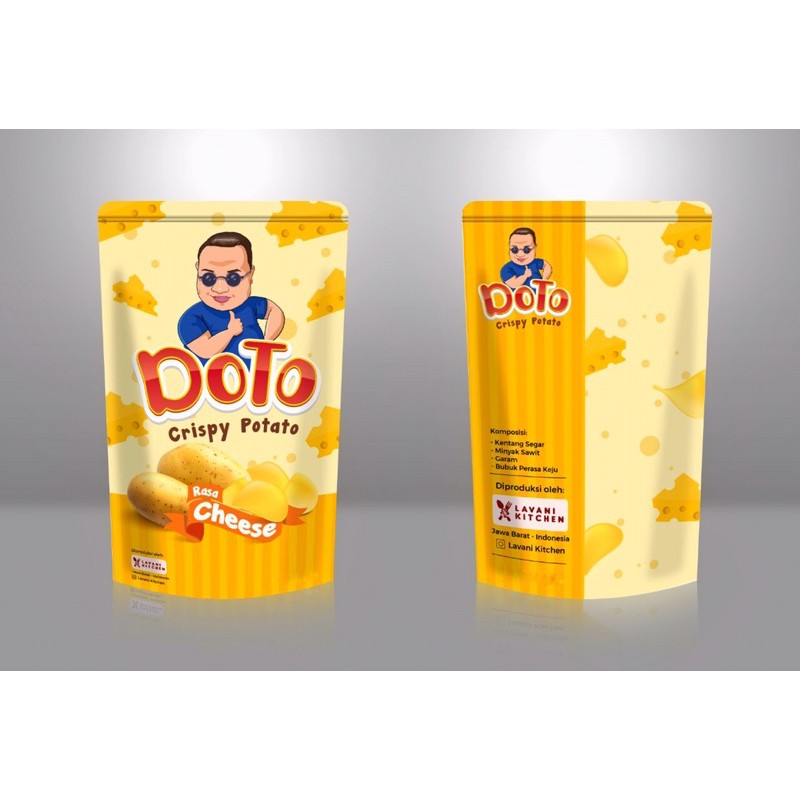 

Snack Keripik DOTO CRISPY POTATO Cheese 40 Gram