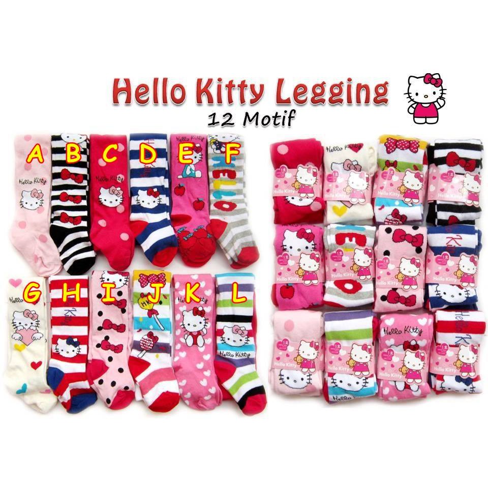 LEGGING HELLO KITTY TUTUP KAKI READY 14 CM DAN 16 CM