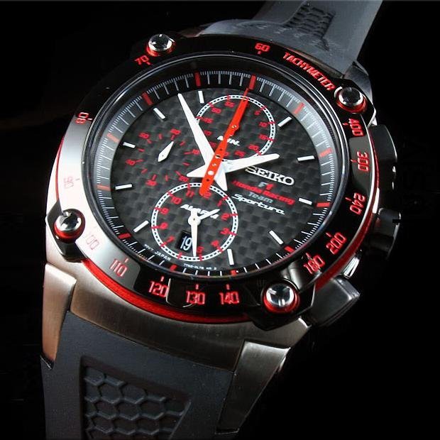 Seiko Sportura SNAC03P1 F1 Honda Racing Edition - Jam Tangan Pria SNAC03