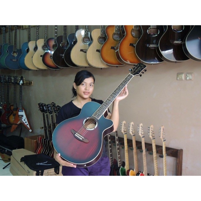 Gitar akustik elektrik gillmore GA07 ori