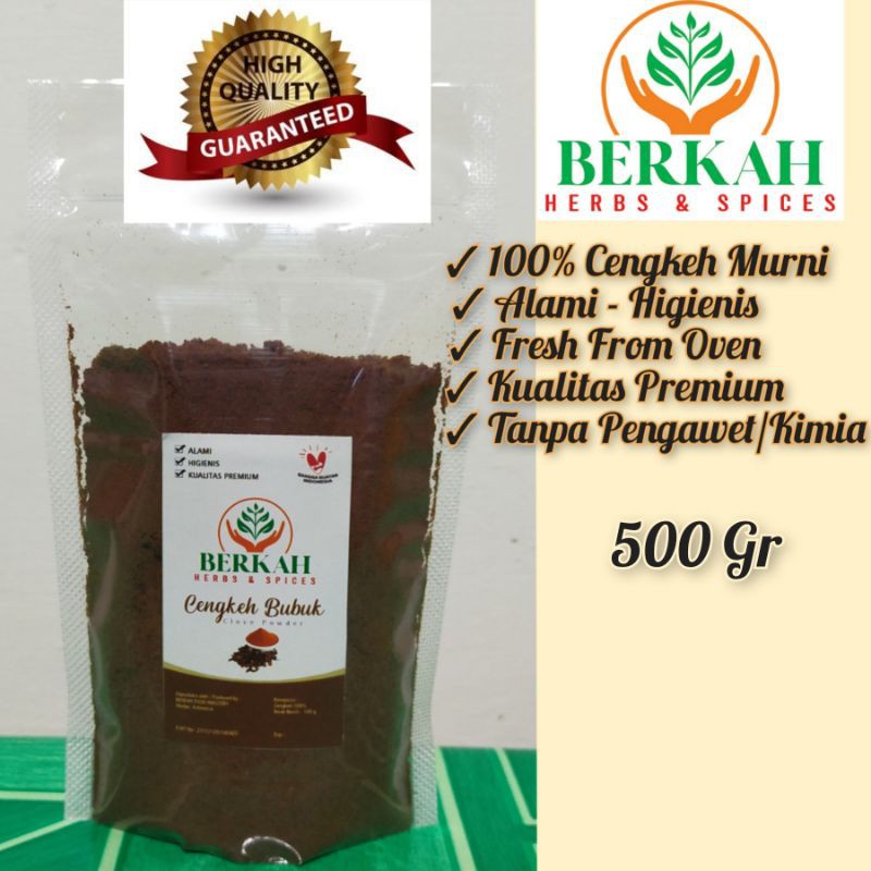 

Cengkeh Bubuk Murni Asli Alami 500Gr Rempah Jsr Clove Powder Kualitas Premium Terbaik