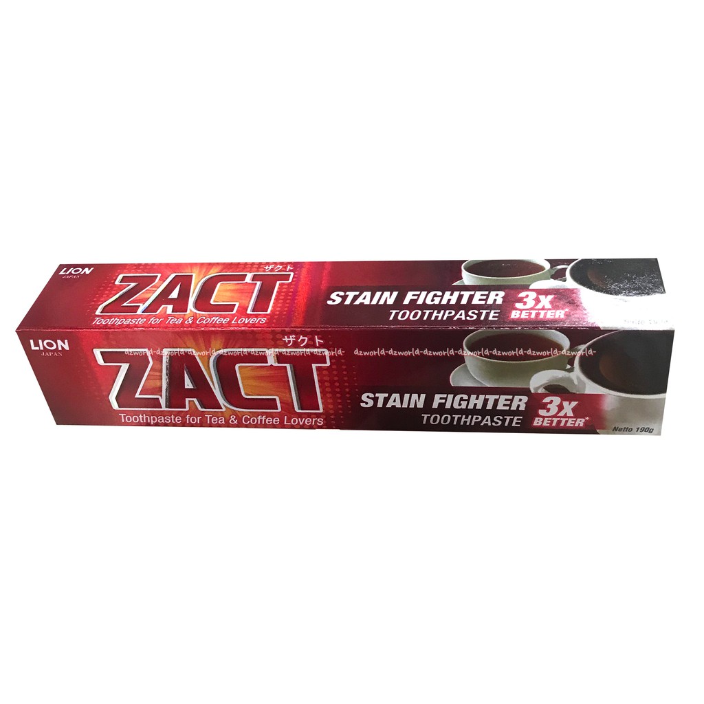 Jual Odol pasta gigi zact merah Zact untuk Yang Suka minum kopi 190gr Zak  Zac Tooth Paste Shopee Indonesia