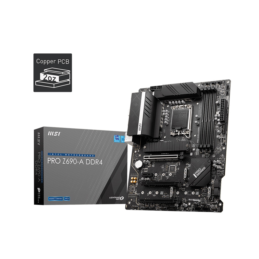 MSI MOTHERBOARD PRO Z690-A DDR4 Intel Z690 LGA 1700 ATX