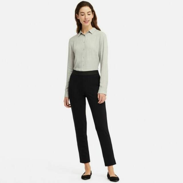uniqlo ponte slim pants
