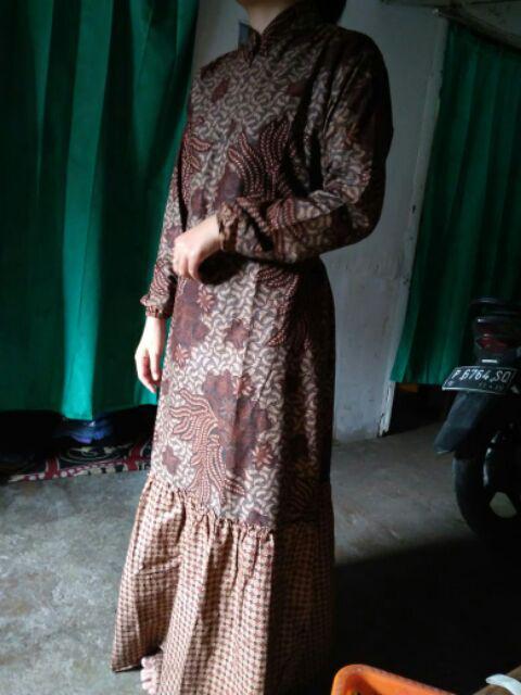 Maura Couple - Sania Ruffle Batik Couple Ori Ndoro Jowi Dnt Garansi Termurah Shopee - Solo